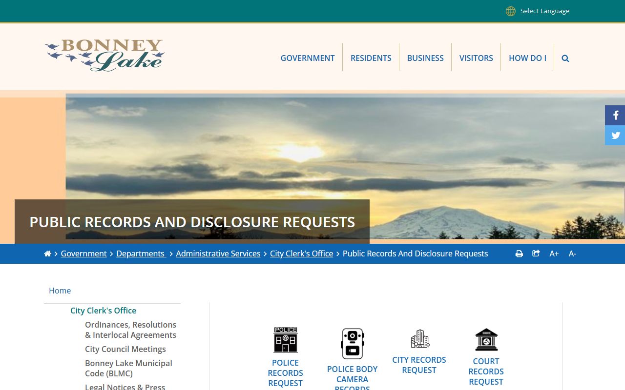 Bonney Lake people search public records page