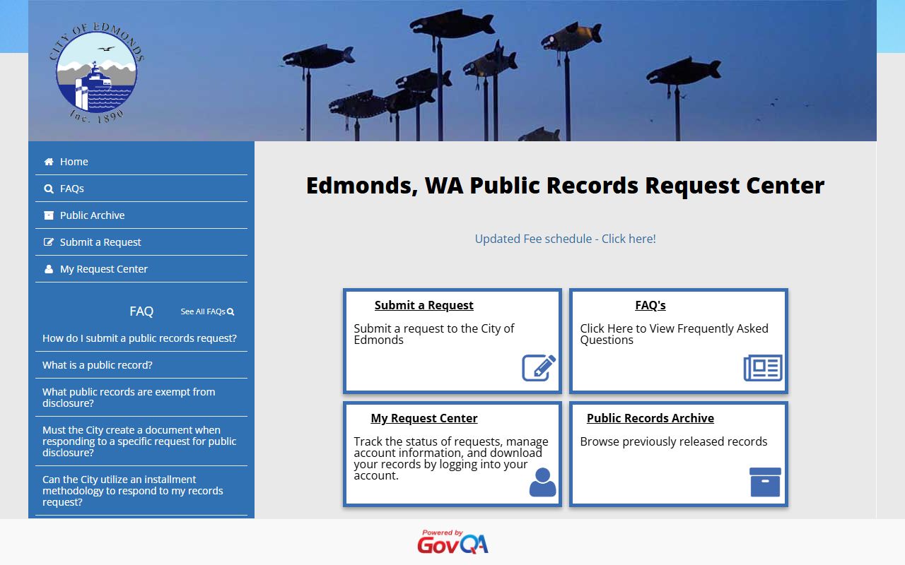 Edmonds people search police public records center