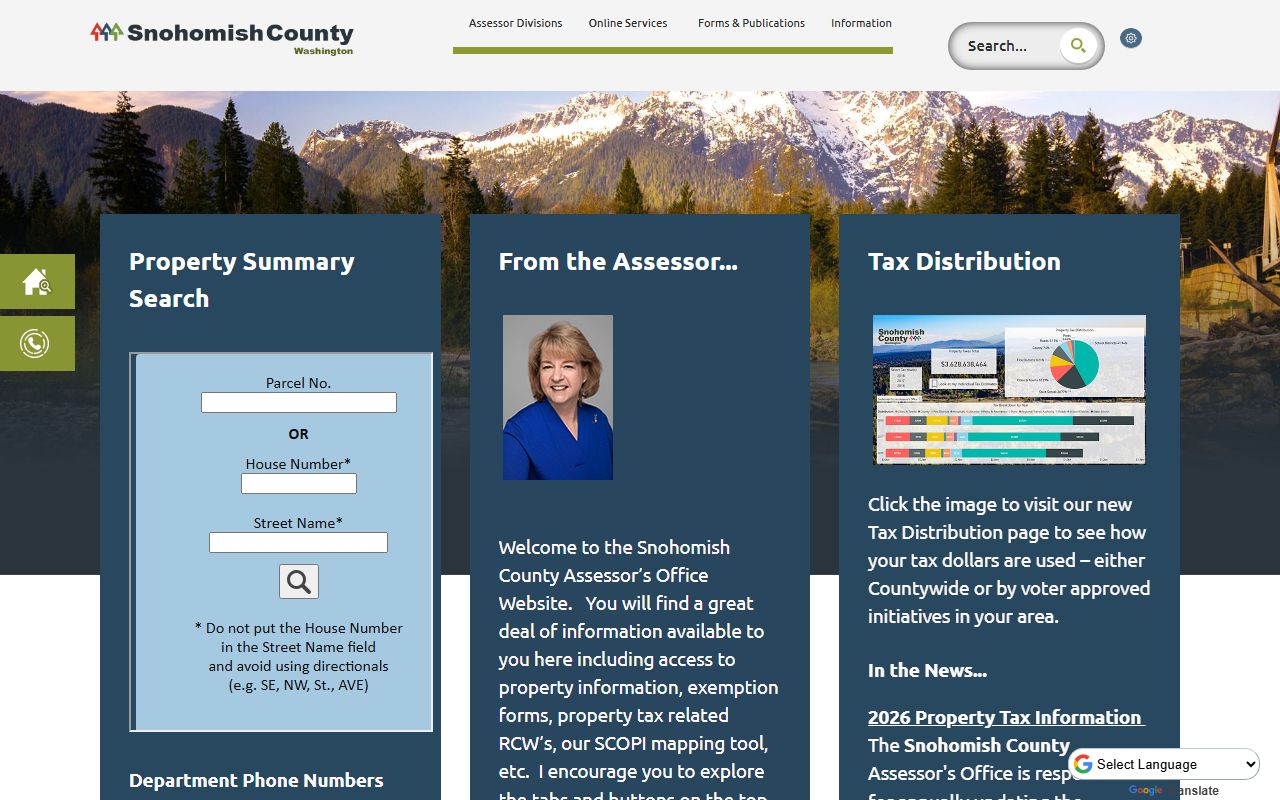 Snohomish County people search assessor portal