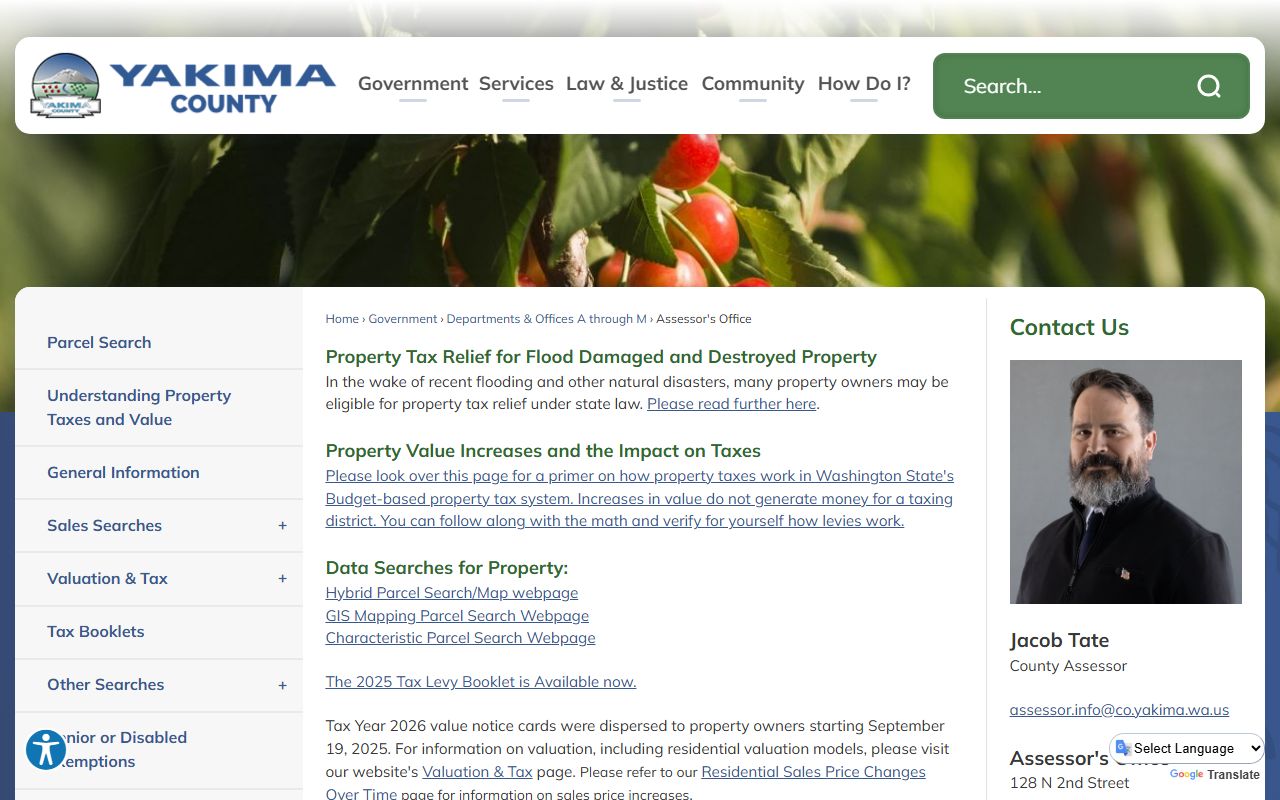 Yakima County people search Assessor property lookup